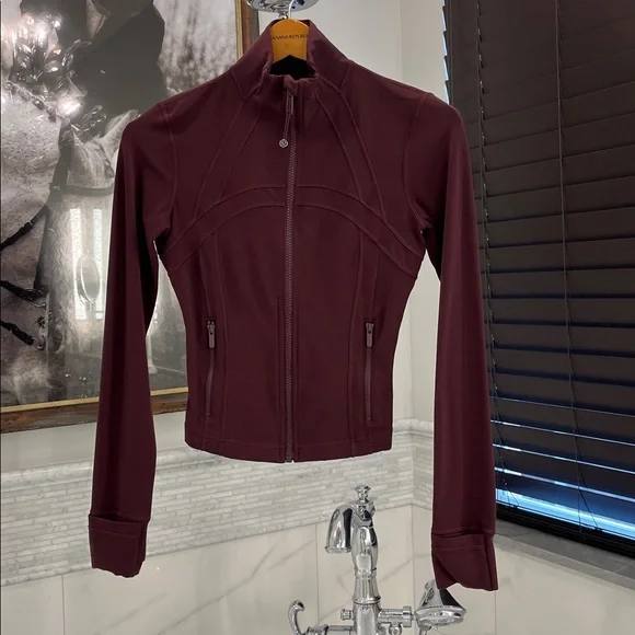 Lululemon Define Cropped Jacket Nulu Goodnight Plum 4 - Picture 8 of 11